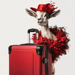 가방을 든 염소