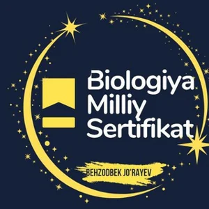 Nationales Biologie-Zertifikat | Behzodbek Jo'rayev